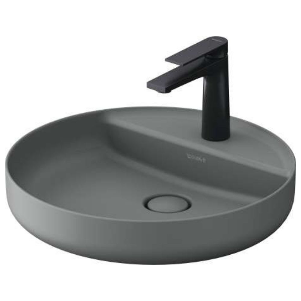 Duravit Light Grey Matt Round Wash Basin